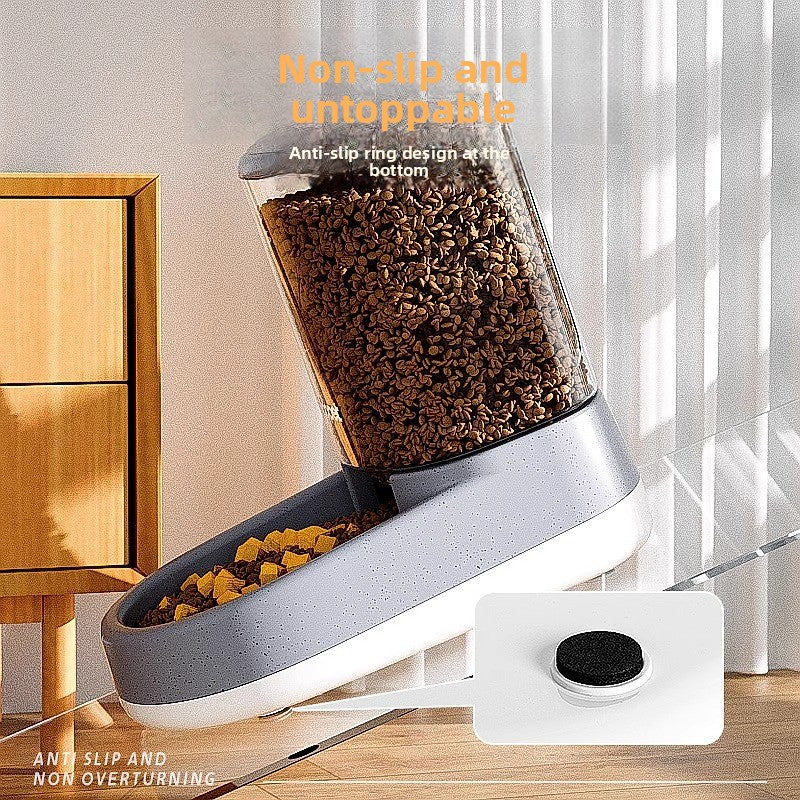 Gravity-Fed Automatic Pet Water Dispenser and Food Feeder Set, 3500ml Large Capacity