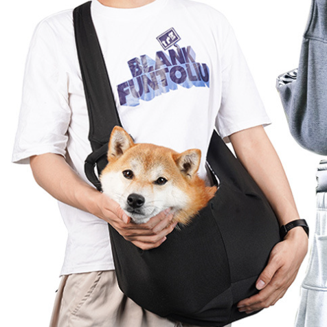 Foldable crossbody cat carrier bag, detail photo 5