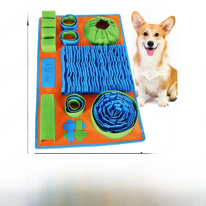 Dog Puzzle Snuffle Mat for Slow Feeding - Mental Stimulation Sniffing Pad in Many Shapes