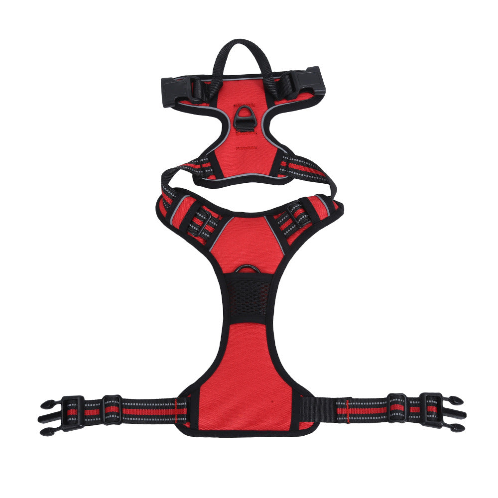 Reflective breathable nylon mesh dog harness, product image 33
