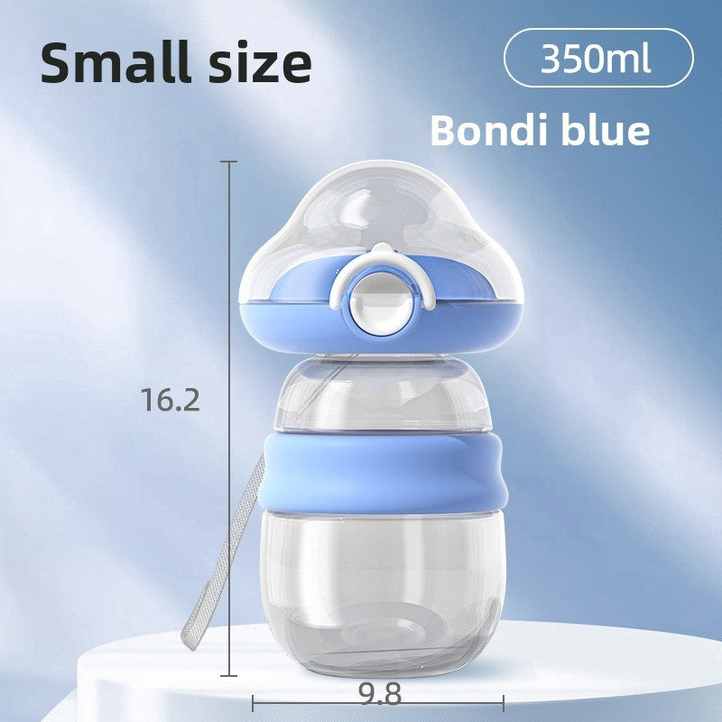 Portable Leak-Proof Pet Water Bottle with Drinking Cup for Dogs on Walks