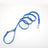 Wipe clean PVC dog collar and lead set shown in several colour options