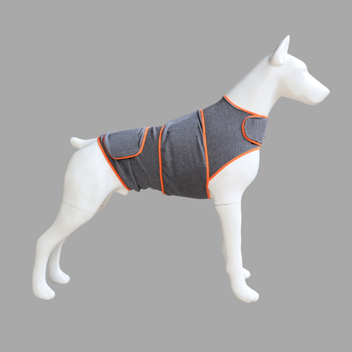 Knitted dog comfort wrap vest, available in 2 colours, image 9