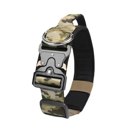 Tactical dog collar with control handle, main product photo