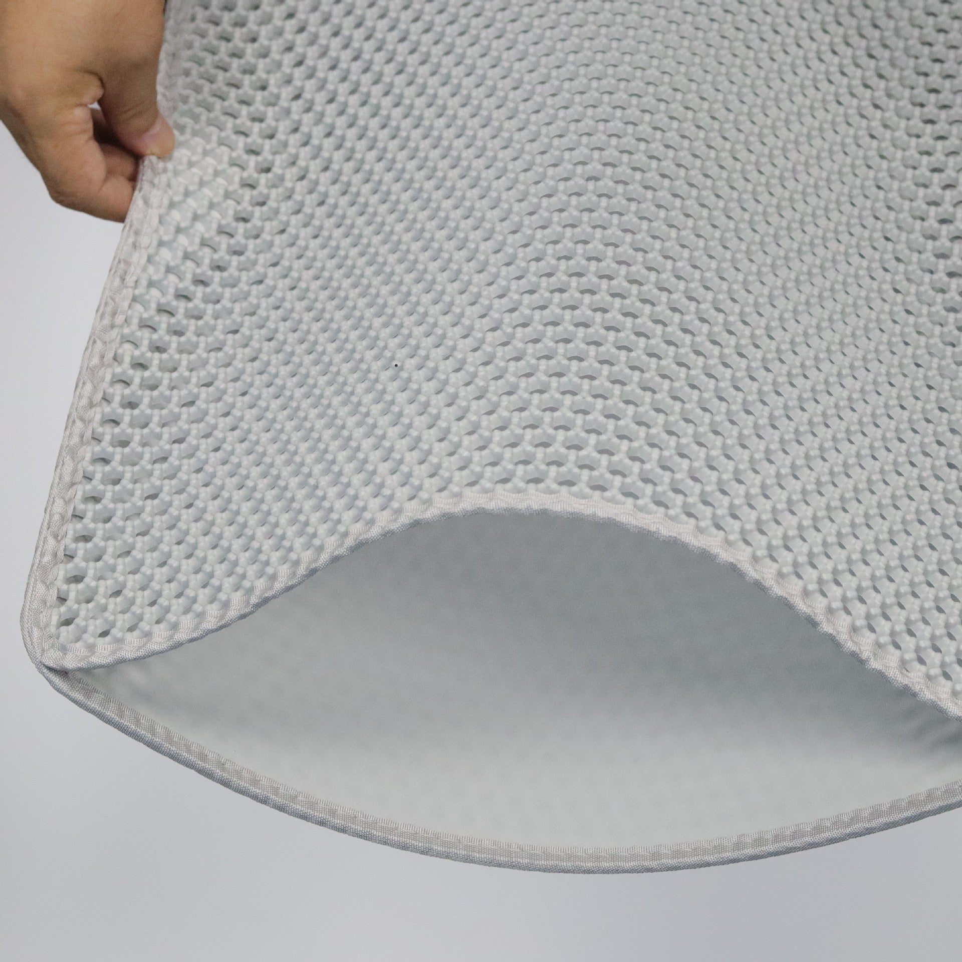 Double Layer EVA Cat Litter Mat with Waterproof Base
