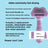 Quiet Pet Hair Dryer and Grooming Brush with Overheat Protection