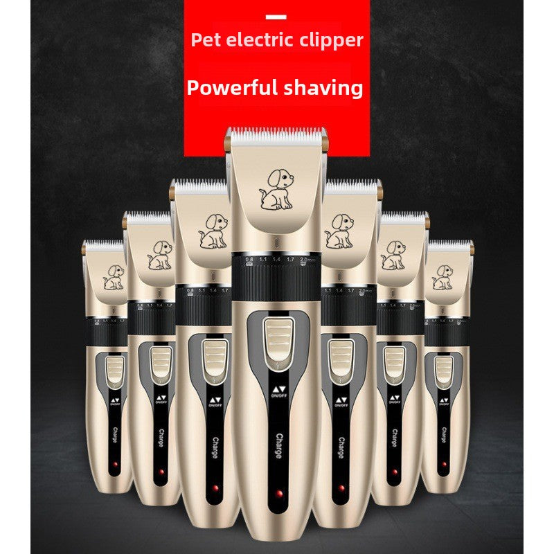 Quiet Cordless Pet Hair Clipper Set, Rechargeable for Dogs and Cats