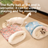 Soft velvet semi-enclosed sleeping bag bed for cats, product image 4