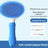 Press-to-Release Self-Cleaning Pet Comb with Protective Beads