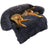 Plush square sofa pet bed with raised sides, photo 5 of 49