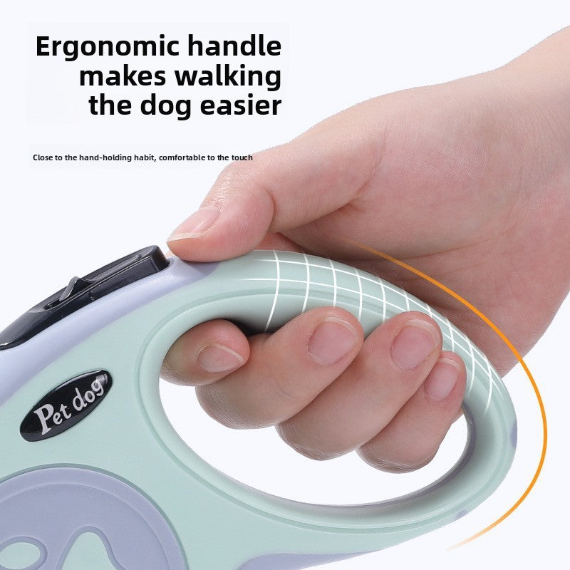 Reflective retractable dog lead with ergonomic handle, product image 3