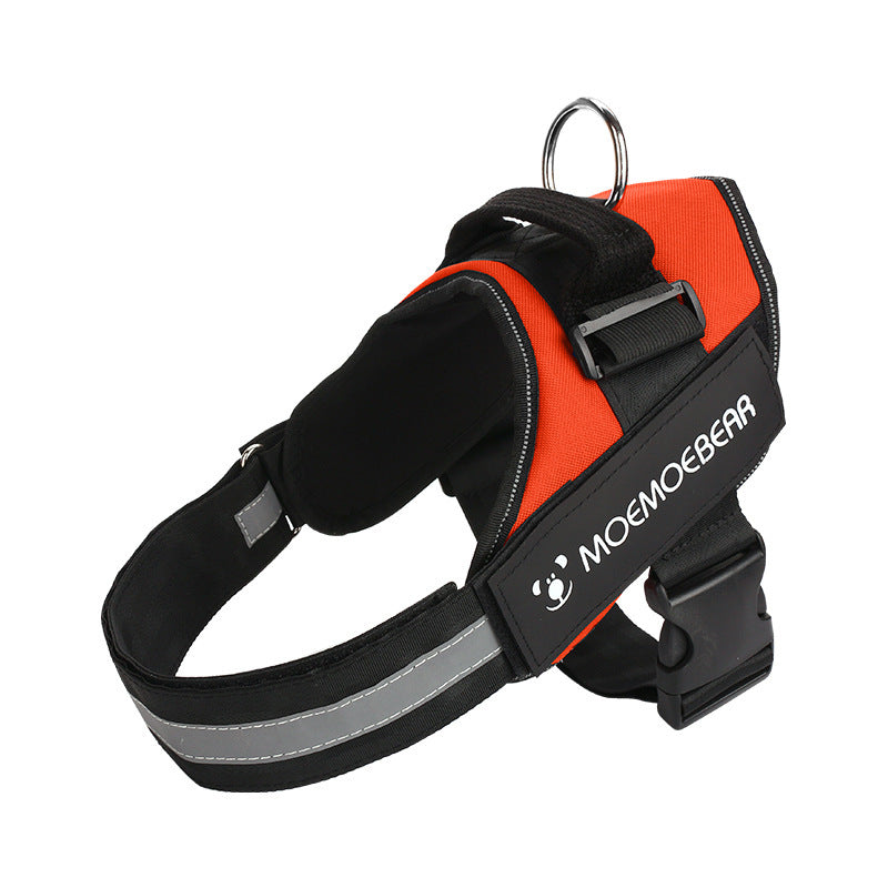 Reflective Oxford dog harness, available from Pet Royale UK
