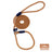 Nylon rope slip lead for dogs in 5 colour options