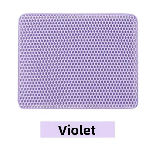 Double-layer EVA cat litter mat trapping litter, photo 68 of 77