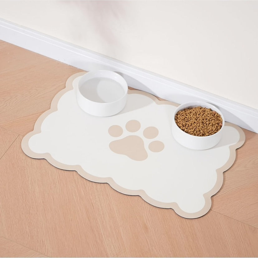 Absorbent splash-proof bowl mat for pets, additional product photo