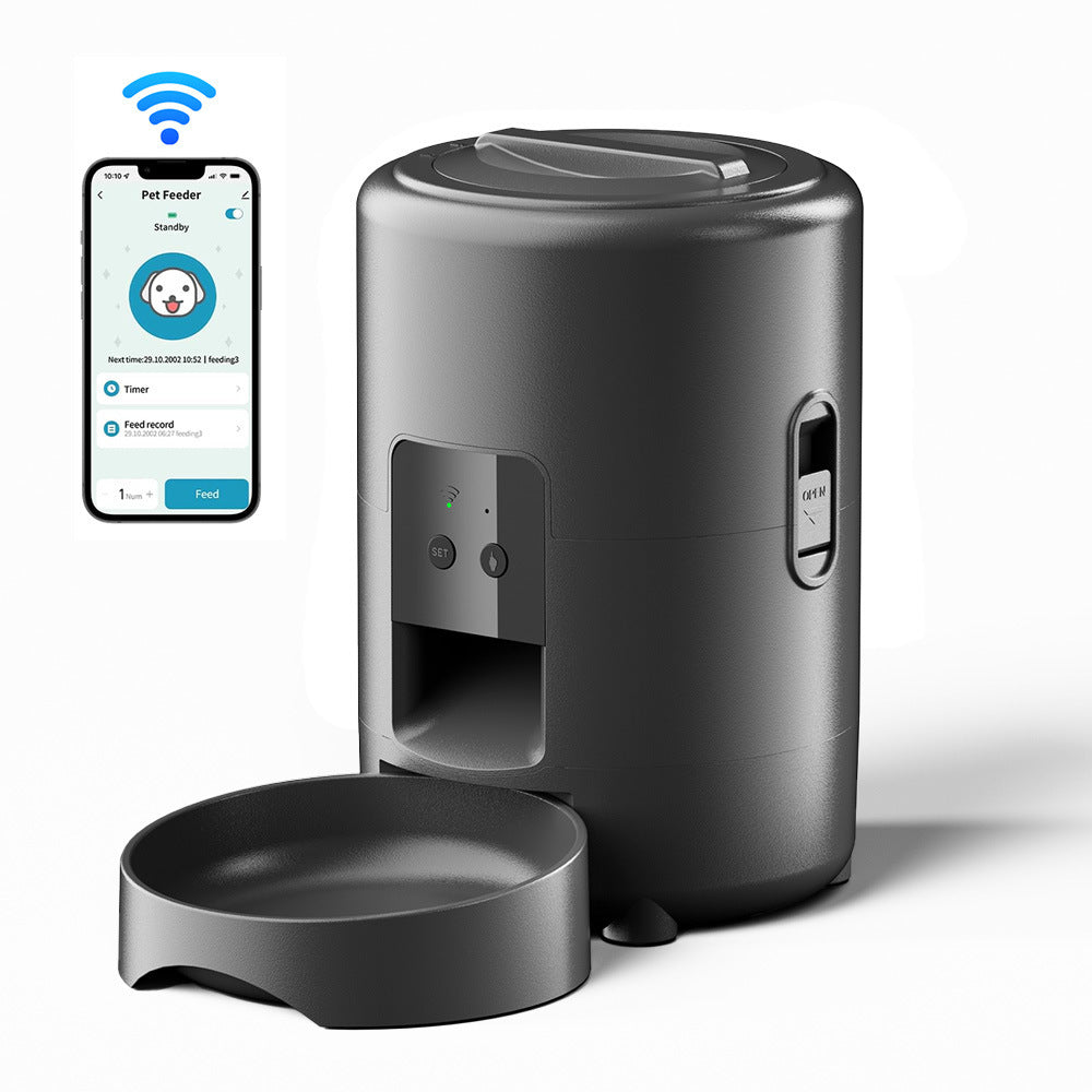 Automatic Pet Feeder with Timer and WiFi Control