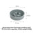 Meteor Shaped Ceramic Slow Feeder Pet Bowl in Small Medium or Large with Stable Base