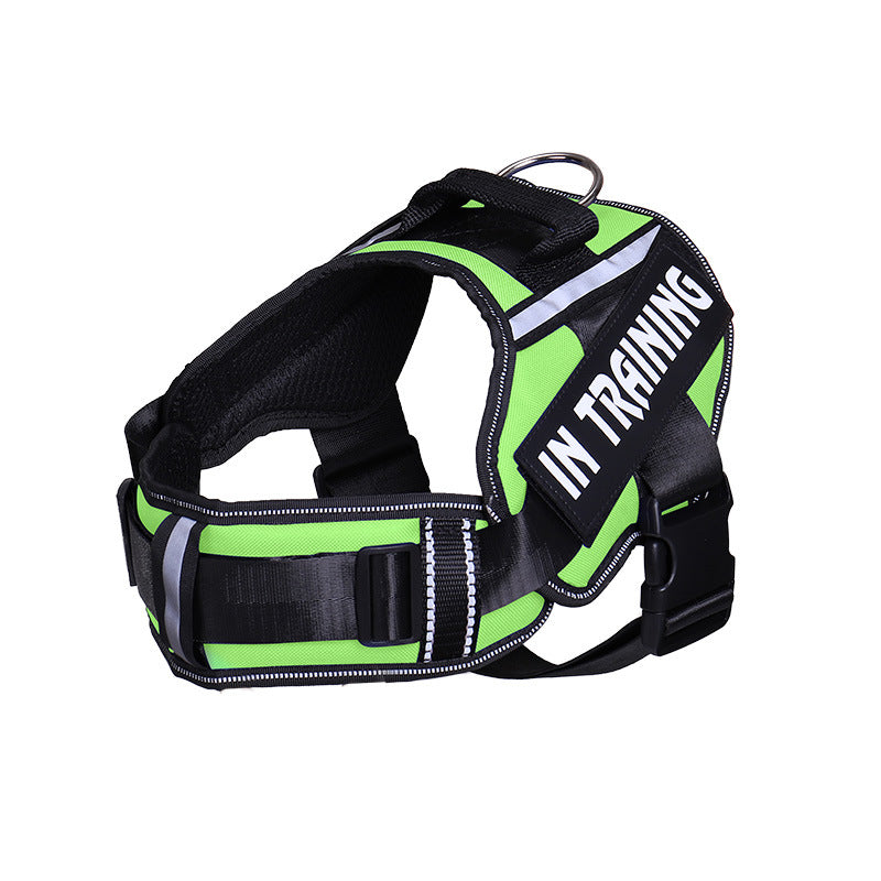 Reflective air mesh dog harness, available from Pet Royale UK