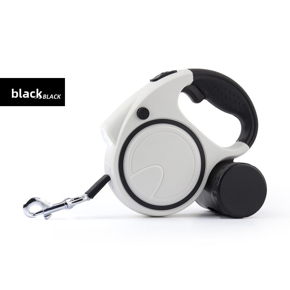 Automatic retractable dog lead with 3m and 5m options for dogs