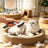 Soft Rounded Pin Deshedding Slicker Brush with One-Touch Release