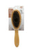 Steel Pin and Boar Bristle Dog Comb with Bamboo Handle