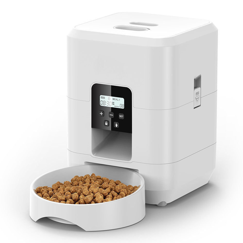Automatic Pet Food Dispenser with Wi-Fi App Control, 2L Capacity and Optional Camera