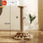Cartoon cat climbing rack with sisal scratching post in Density Board, 50cm