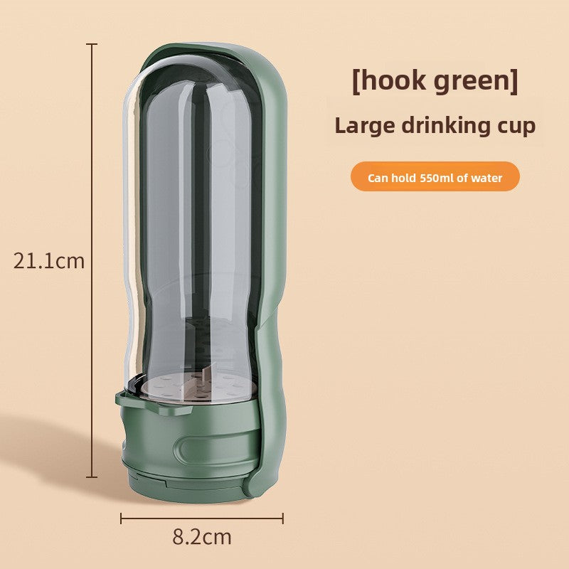 Foldable Portable Dog Drinking Cup with Light