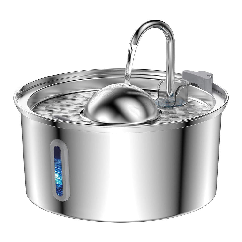 Automatic Stainless Steel Pet Water Dispenser with Multiple Outlet Options
