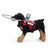 Adjustable blue pet bumper ring harness in polyester, product image 13