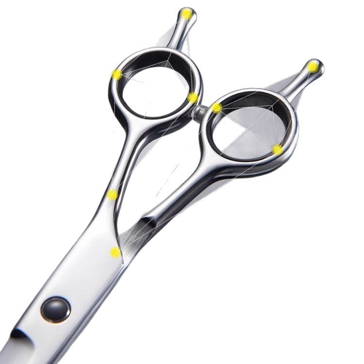 Pet Grooming Scissors Set, Curved, Straight and Thinning Shears