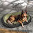 Grey spacious pet bed in 75 by 55cm size