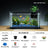 Small desktop plastic fish tank with clear cover and air pump, view 15