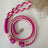 Festive braided leads for cats and small dogs in five colours
