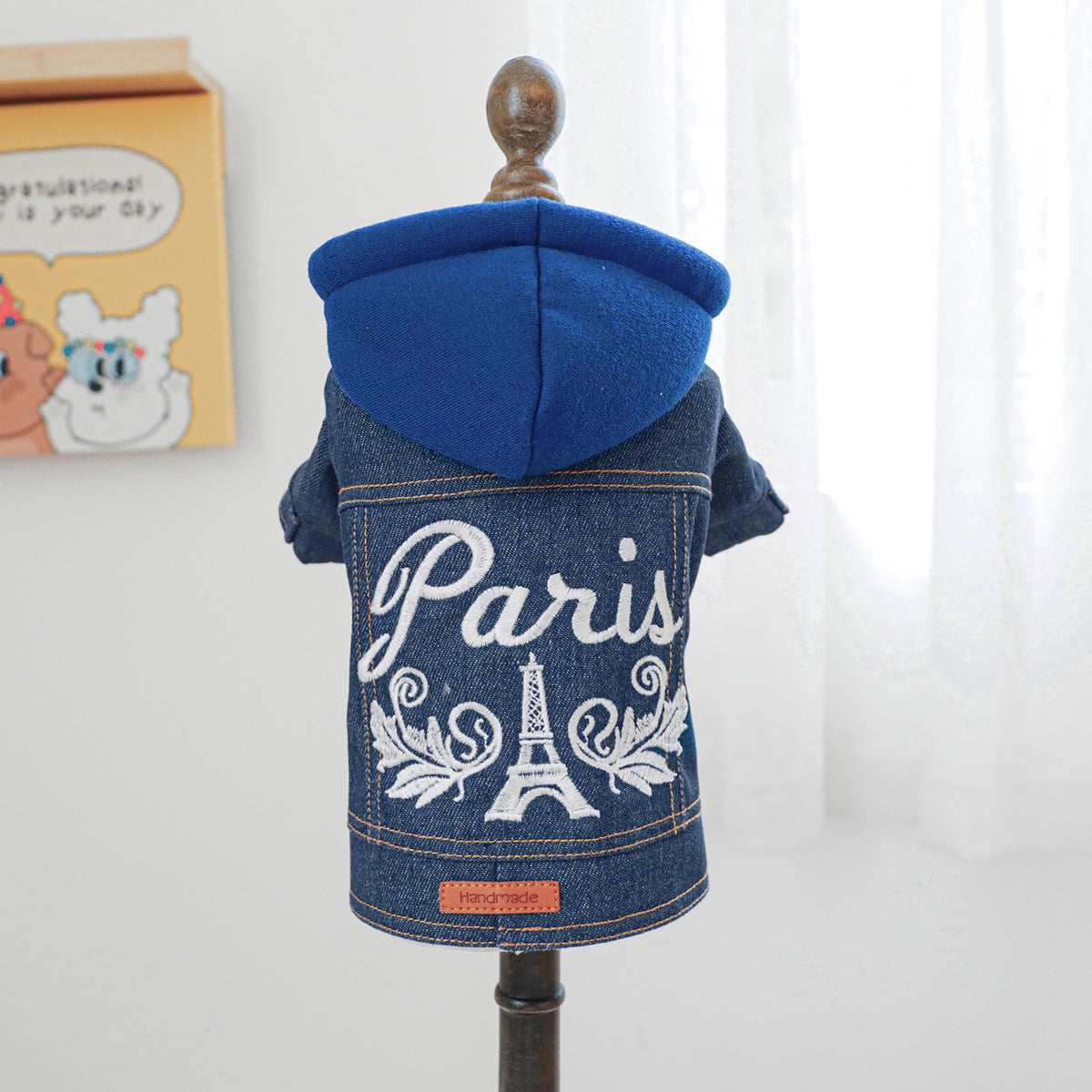 Denim jacket for small dogs and cats, available in 15 colours, image 20