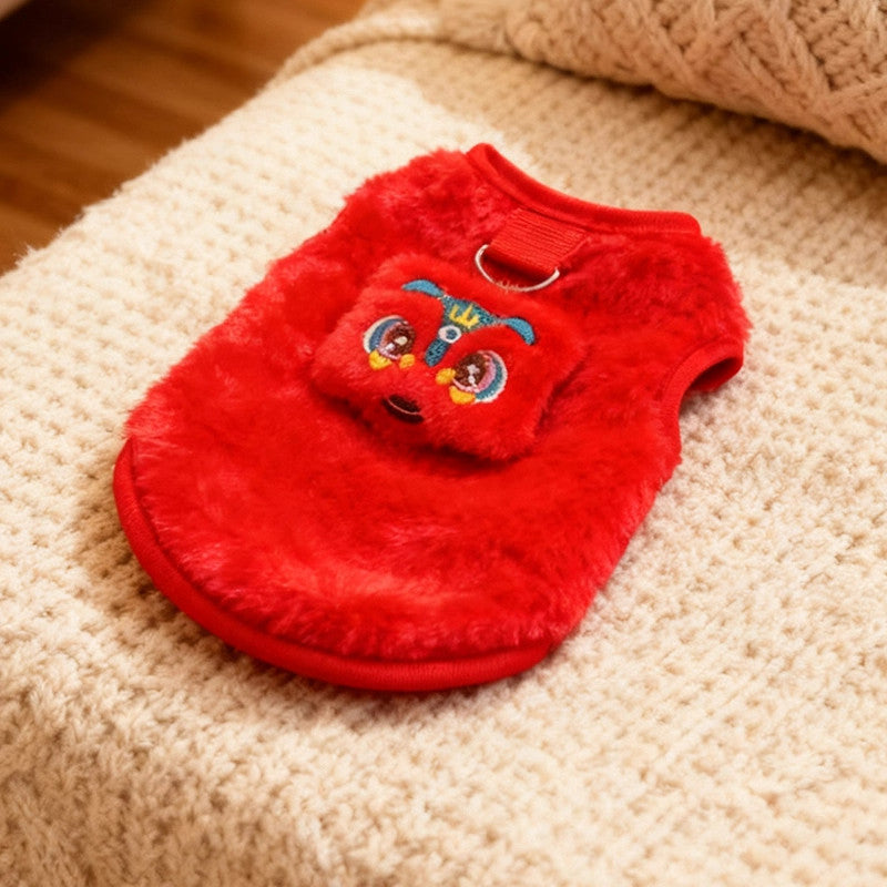 Double sided fleece cat vest, available in 16 styles, image 27