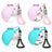Blue foldable pet travel water cup for dogs, view 4