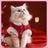 Soft velvet pet vest for small dogs and cats, in use with a pet