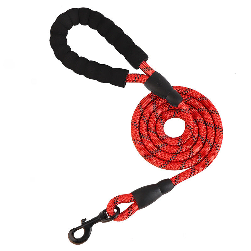 Reflective Nylon Rope Dog Lead for Safer Night Walks