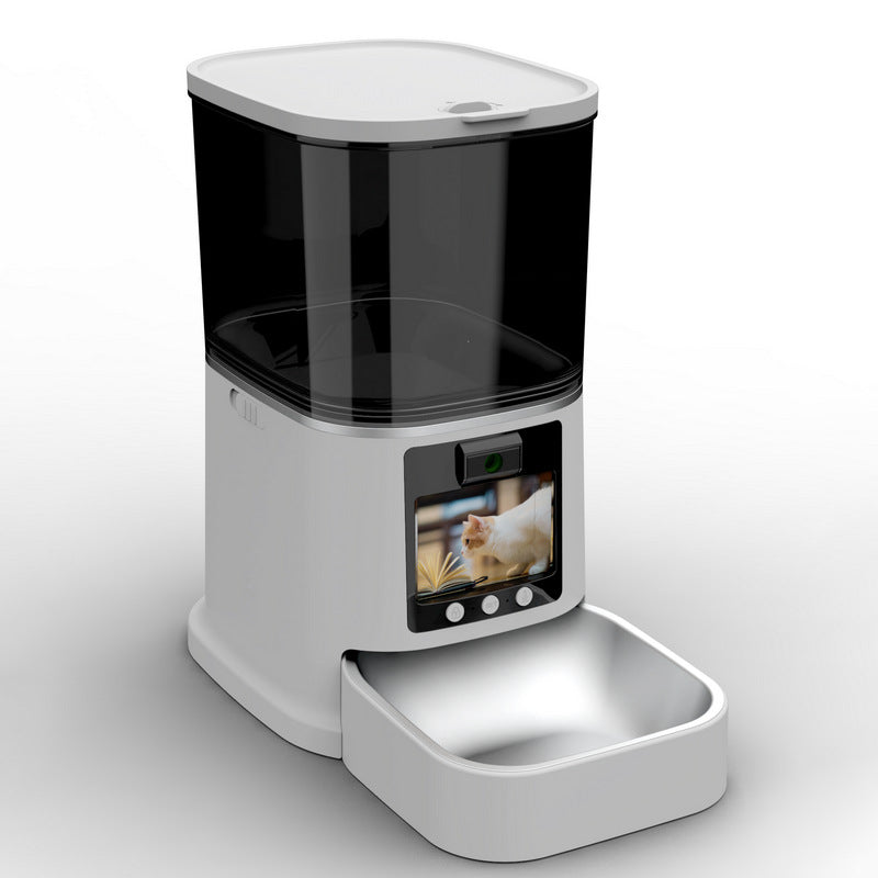 Smart Automatic Pet Feeder with Dual Cameras
