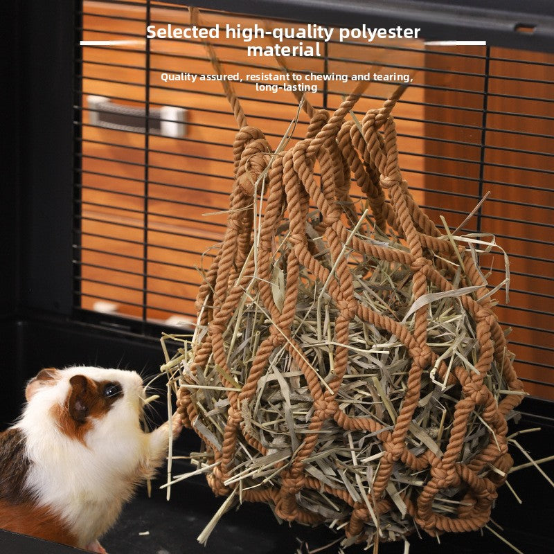 Hanging hay net bag for rabbits and guinea pigs from Pet Royale, photo 5 of 7