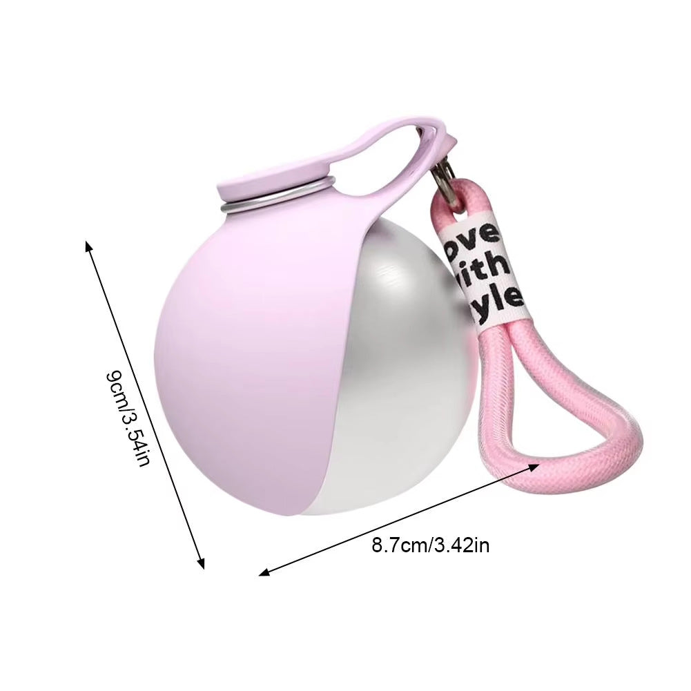 Portable Silicone Pet Water Bottle and Drinking Bowl with Leak-Proof Locking Design