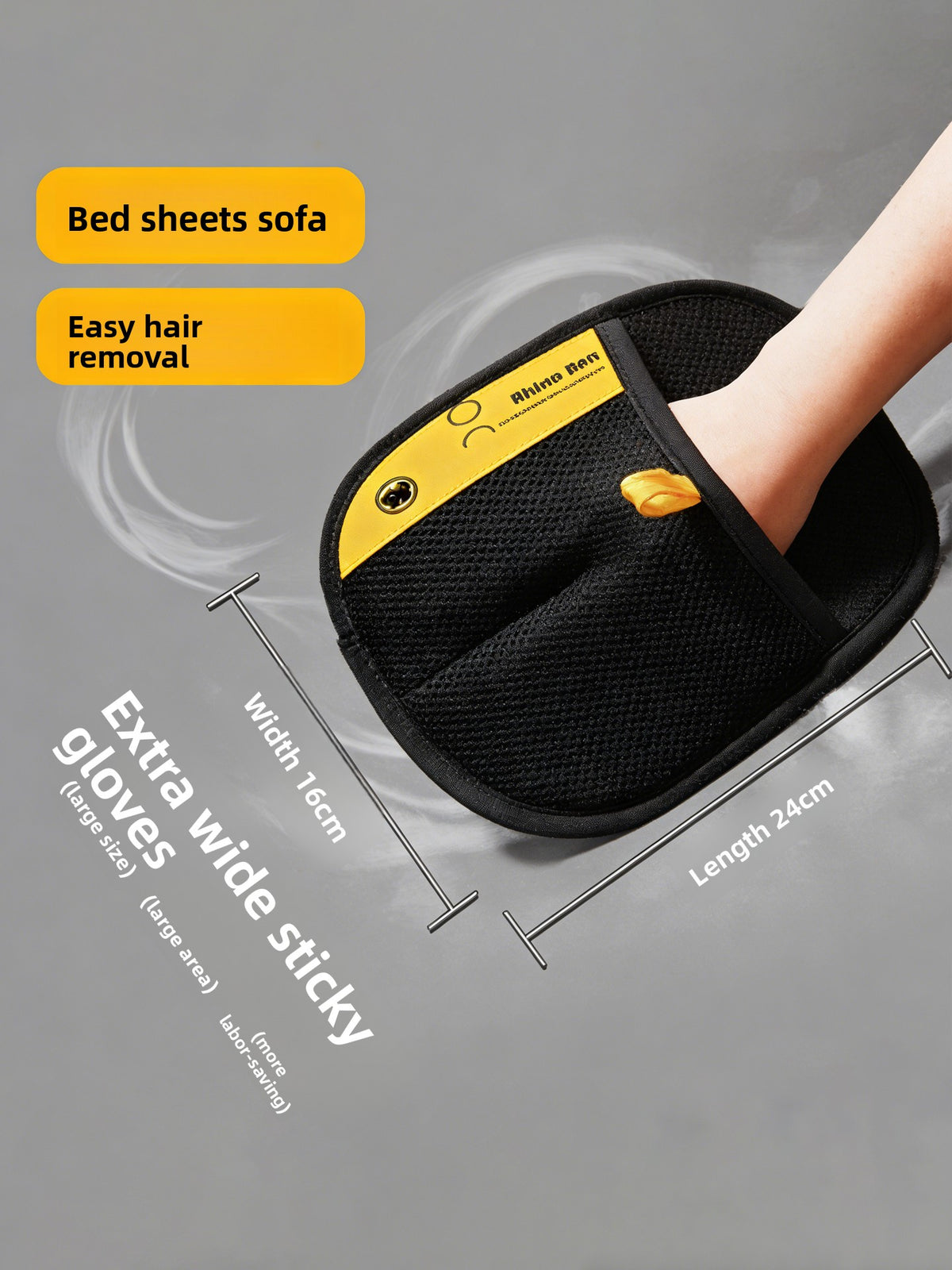 Static Cat Hair Remover Gloves, 1 to 3 Piece Sets
