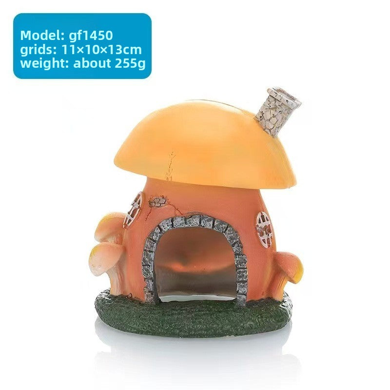 Resin rock turtle basking platform and reptile hide in Style BF1450