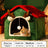 Enclosed horned pet nest bed, detail photo 5