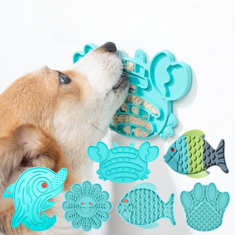 Silicone slow feeder lick mat for dogs and cats, photo 1 of 24