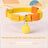 Elastic collar for cats and small dogs, close-up detail view
