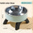 Elevated Pet Food Bowl with Stainless Steel Insert