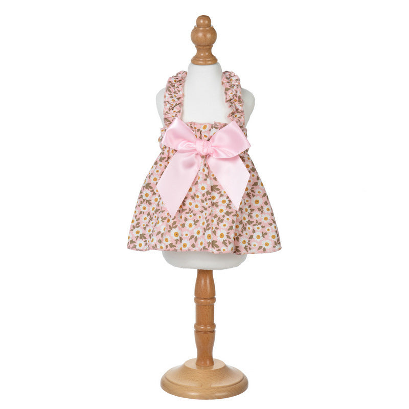 Daisy print strap dress for dogs and cats, available in 5 colours, image 18