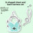 Reflective vest harness with lead option, available from Pet Royale UK